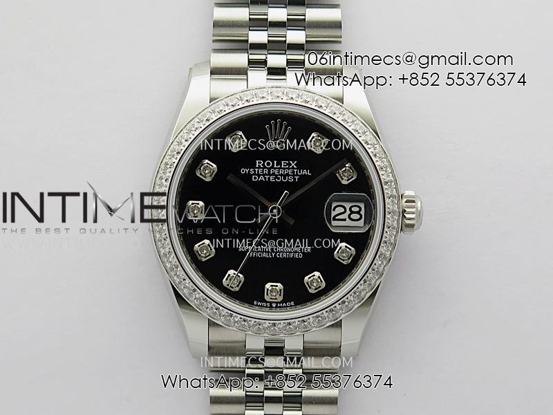 datejust-31mm-904l-ss-arf-best-edition-black-dial-diamond-marker-on-904l-ss-jubilee-bracelet-eta2688.jpg DateJust 31mm 904L SS AR+F Best Edition Black Dial Diamond Marker On 904L SS Jubilee Bracelet ETA2688 - Image 1