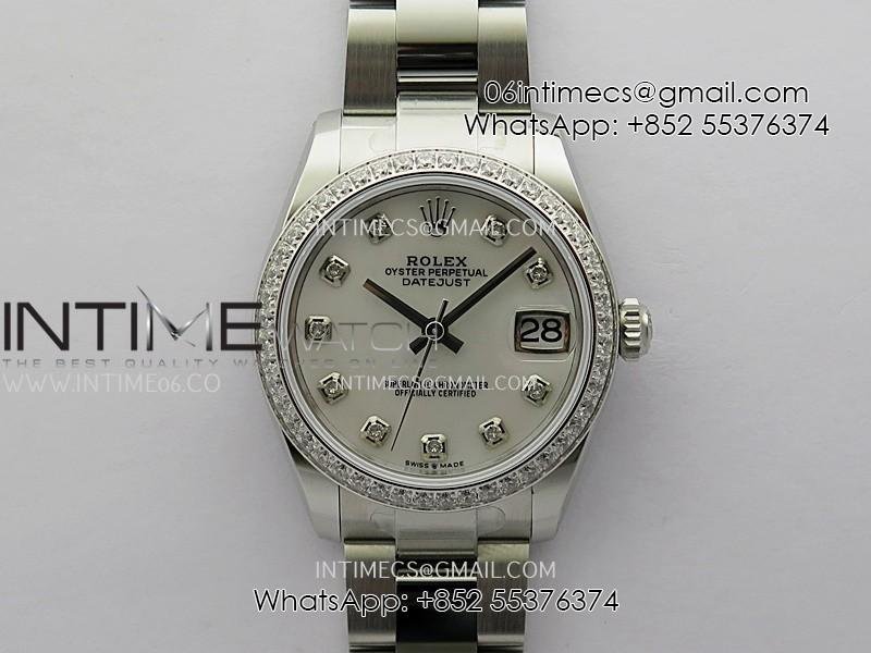 datejust-31mm-904l-ss-arf-best-edition-white-mop-dial-diamond-marker-on-904l-ss-oyster-bracelet-eta2688.jpg DateJust 31mm 904L SS AR+F Best Edition White MOP Dial Diamond Marker On 904L SS Oyster Bracelet ETA2688 - Image 1