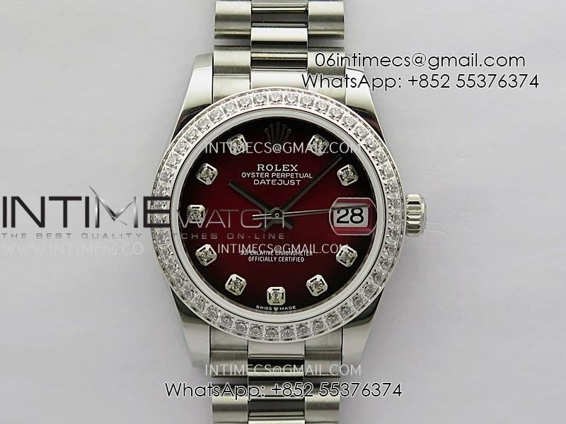 datejust-31mm-diamond-bezel-904l-ss-gmf-best-edition-red-ombre-dial-on-904l-ss-president-bracelet-a2824.jpg DateJust 31mm Diamond Bezel 904L SS GMF Best Edition Red Ombre Dial On 904L SS President Bracelet A2824 - Image 1