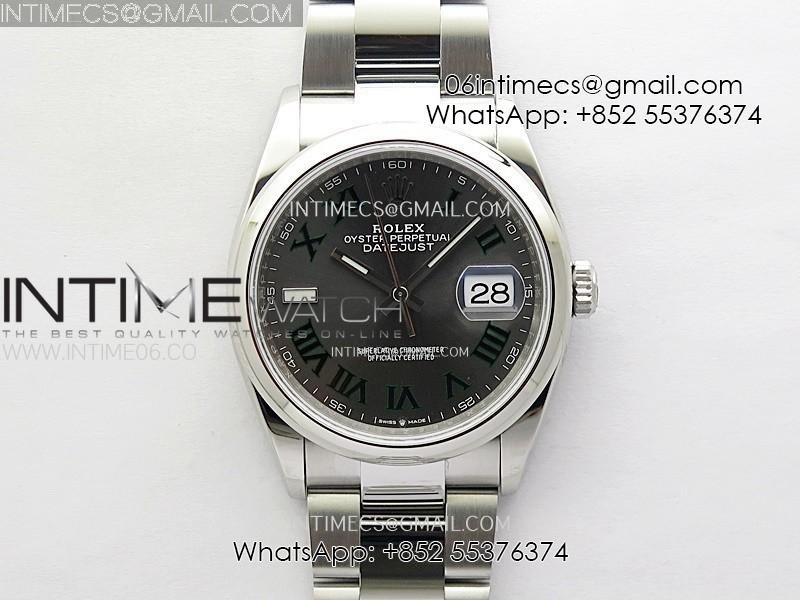 datejust-36-ss-126200-904l-steel-vsf-1-1-best-edition-gray-dial-roman-markers-on-oyster-bracelet-vs3235.jpg DateJust 36 SS 126200 904L Steel VSF 1:1 Best Edition Gray Dial Roman Markers on Oyster Bracelet VS3235 - Image 1