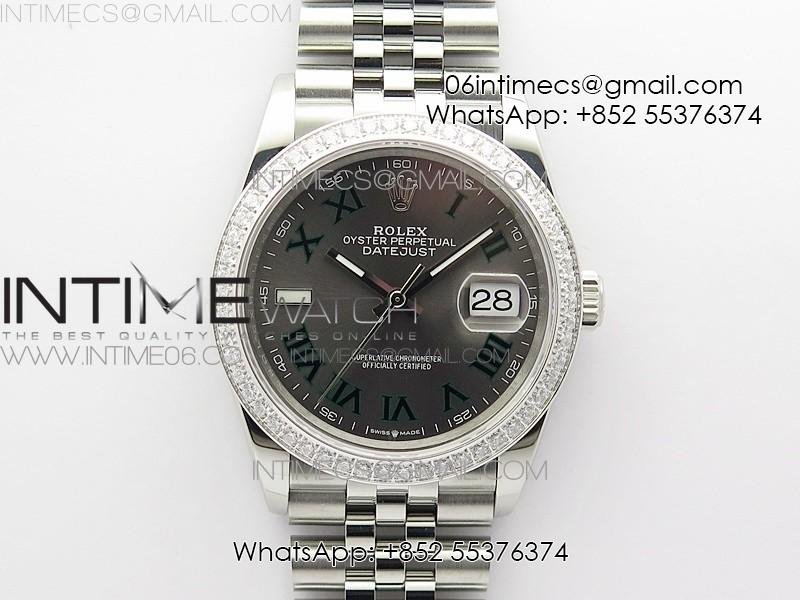 DateJust 36 SS 126284 BP 1:1 Best Edition New Blue Dial on Jubilee Bracelet