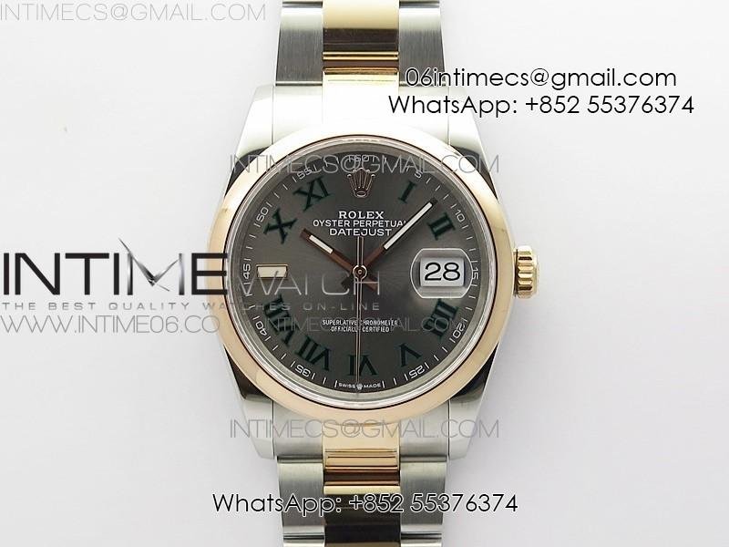 datejust-36-ss-rg-126201-bp-1-1-best-edition-gray-dial-on-oyster-bracelet.jpg DateJust 36 SS/RG 126201 BP 1:1 Best Edition Gray Dial on Oyster Bracelet - Image 1