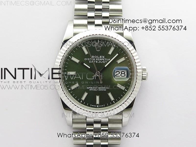 datejust-36mm-116231-ss-bp-1-1-best-edition-green-dial-stick-markers-on-ss-jubilee-bracelet-a2824.jpg Datejust 36mm 116231 SS BP 1:1 Best Edition Green Dial Stick Markers On SS Jubilee Bracelet A2824 - Image 1