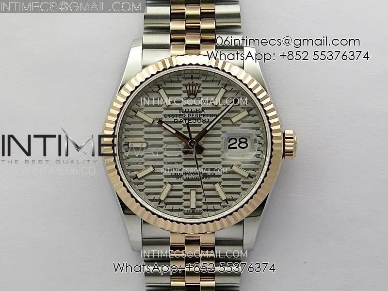 datejust-36mm-126231-ss-rg-apsf-1-1-best-edition-silver-fluted-dial-sticks-markers-on-ss-rg-jubilee-bracelet-sa3235.jpg DateJust 36MM 126231 SS/RG APSF 1:1 Best Edition Silver Fluted Dial Sticks Markers on SS/RG Jubilee Bracelet SA3235 - Image 1