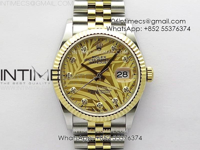 datejust-36mm-126233-ssyg-apsf-11-best-edition-gold-palm-leaves-dial-diamond-markers-on-ssyg-jubilee-bracelet-sa3235.jpg DateJust 36MM 126233 SS/YG APSF 1:1 Best Edition Gold Palm Leaves Dial Diamond Markers on SS/YG Jubilee Bracelet SA3235 - Image 1