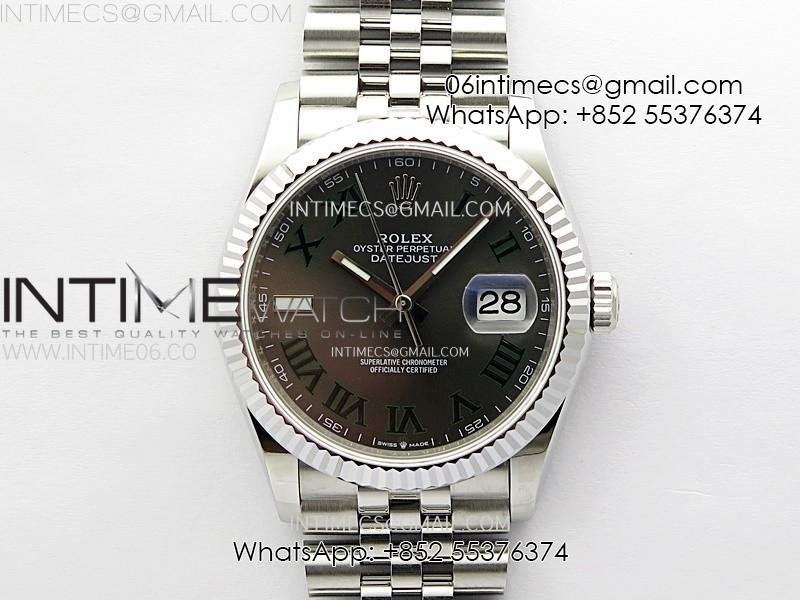 datejust-36mm-126234-ss-apsf-1-1-best-edition-gray-dial-roman-markers-on-ss-jubilee-bracelet-sa3235.jpg DateJust 36MM 126234 SS APSF 1:1 Best Edition Gray Dial Roman Markers on SS Jubilee Bracelet SA3235 - Image 1