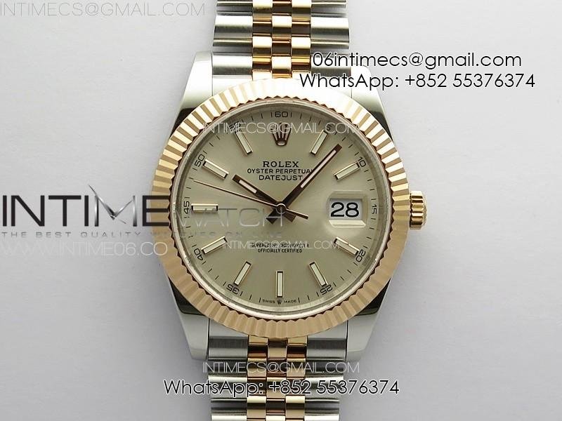 datejust-41-126331-904l-ss-rg-gmf-1-1-best-edition-silver-dial-on-jubilee-bracelet-vr3235.jpg DateJust 41 126331 904L SS/RG GMF 1:1 Best Edition Silver Dial on Jubilee Bracelet VR3235 - Image 1