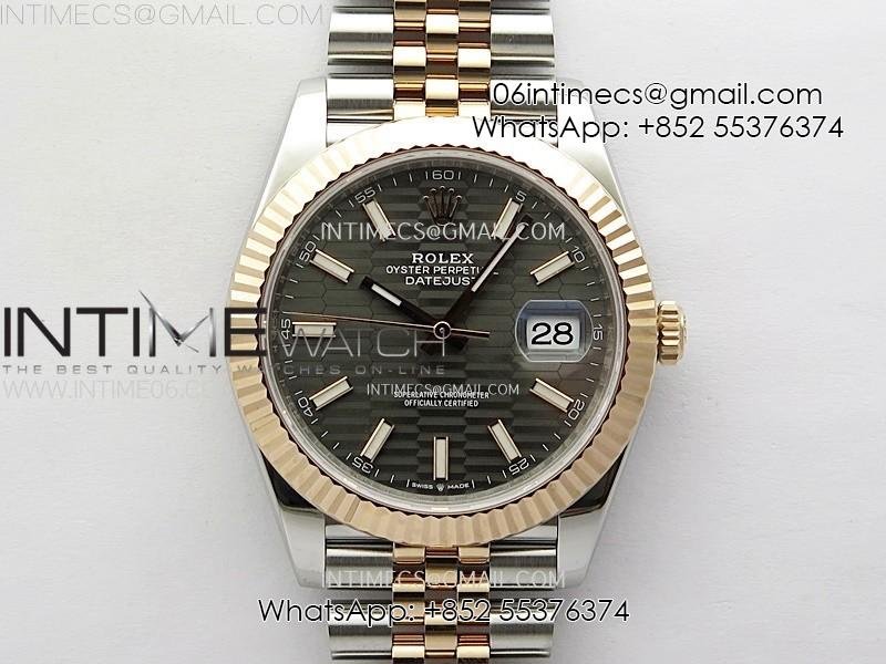 datejust-41-126331-904l-ss-rg-vsf-1-1-best-edition-gray-fluted-dial-on-jubilee-bracelet-vs3235.jpg DateJust 41 126331 904L SS/RG VSF 1:1 Best Edition Gray Fluted Dial on Jubilee Bracelet VS3235 - Image 1