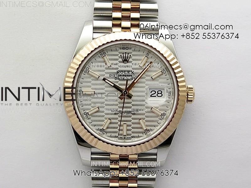 datejust-41-126331-904l-ss-rg-vsf-1-1-best-edition-motif-gray-fluted-dial-on-jubilee-bracelet-vs3235.jpg DateJust 41 126331 904L SS/RG VSF 1:1 Best Edition Motif Gray Fluted Dial on Jubilee Bracelet VS3235 - Image 1