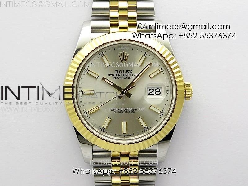datejust-41-126333-904l-ss-yg-vsf-1-1-best-edition-silver-dial-on-jubilee-bracelet-vs3235.jpg DateJust 41 126333 904L SS/YG VSF 1:1 Best Edition Silver Dial on Jubilee Bracelet VS3235 - Image 1