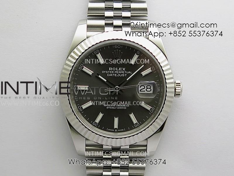 datejust-41-126334-904l-ss-vf-11-best-edition-gray-dial-stick-marker-on-jubilee-bracelet-dd3235.jpg DateJust 41 126334 904L SS VF 1:1 Best Edition Gray Dial Stick Marker On Jubilee Bracelet DD3235 - Image 1
