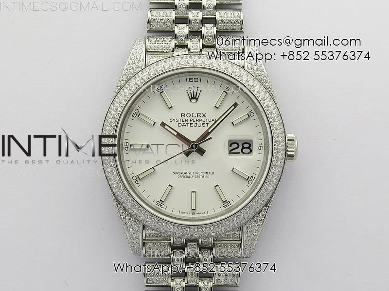 datejust-41-126334-full-paved-diamonds-bp-best-edition-white-dial-sticks-markers-on-jubilee-bracelet-a2824.jpg DateJust 41 126334 Full Paved Diamonds BP Best Edition White Dial Sticks Markers on Jubilee Bracelet A2824 - Image 1