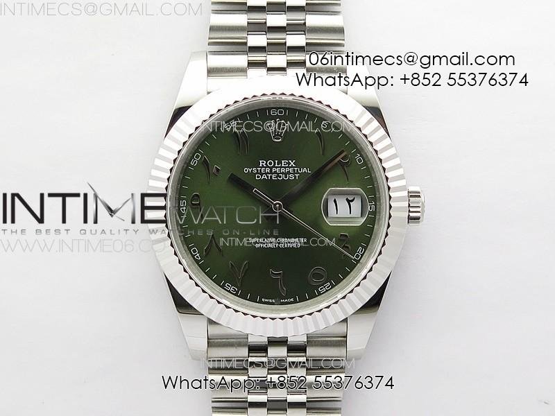 datejust-41-126334-ss-gmf-1-1-best-edition-green-dial-arabic-markers-on-jubilee-bracelet.jpg DateJust 41 126334 SS GMF 1:1 Best Edition Green Dial Arabic Markers on Jubilee Bracelet - Image 1