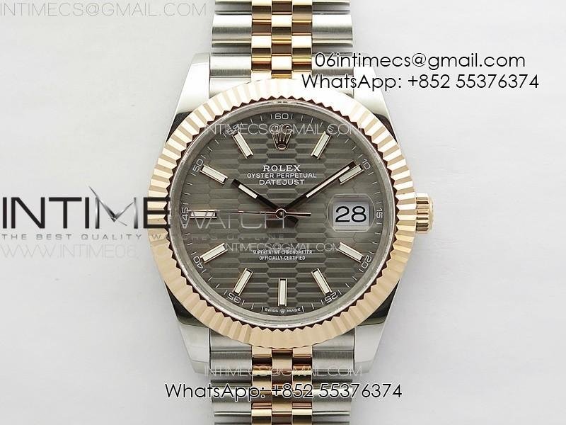 datejust-41-126334-ss-rg-gmf-1-1-best-edition-gray-fluted-dial-on-ss-rg-jubilee-bracelet.jpg DateJust 41 126334 SS/RG GMF 1:1 Best Edition Gray Fluted Dial on SS/RG Jubilee Bracelet - Image 1