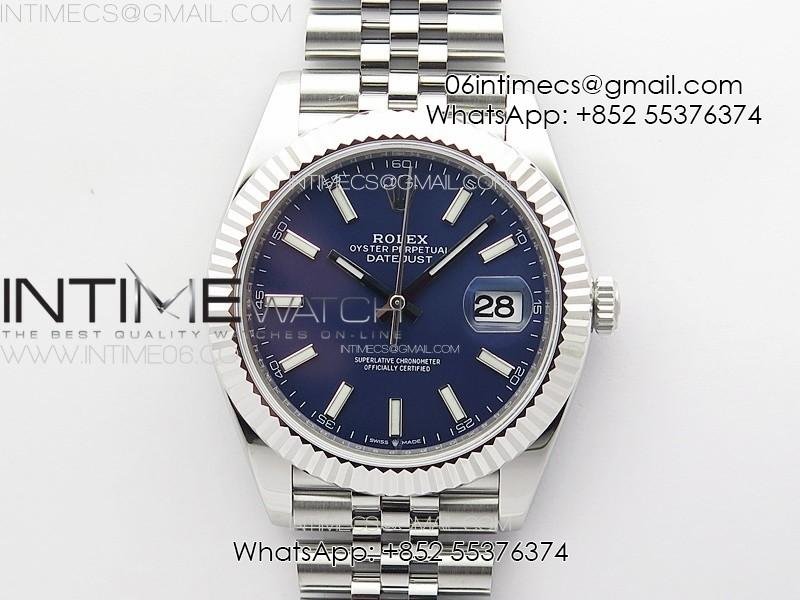 datejust-41-126334-zf-11-best-edition-904l-steel-blue-dial-stick-marker-on-jubilee-bracelet-a2824.jpg DateJust 41 126334 ZF 1:1 Best Edition 904L Steel Blue Dial Stick Marker on Jubilee Bracelet A2824 - Image 1
