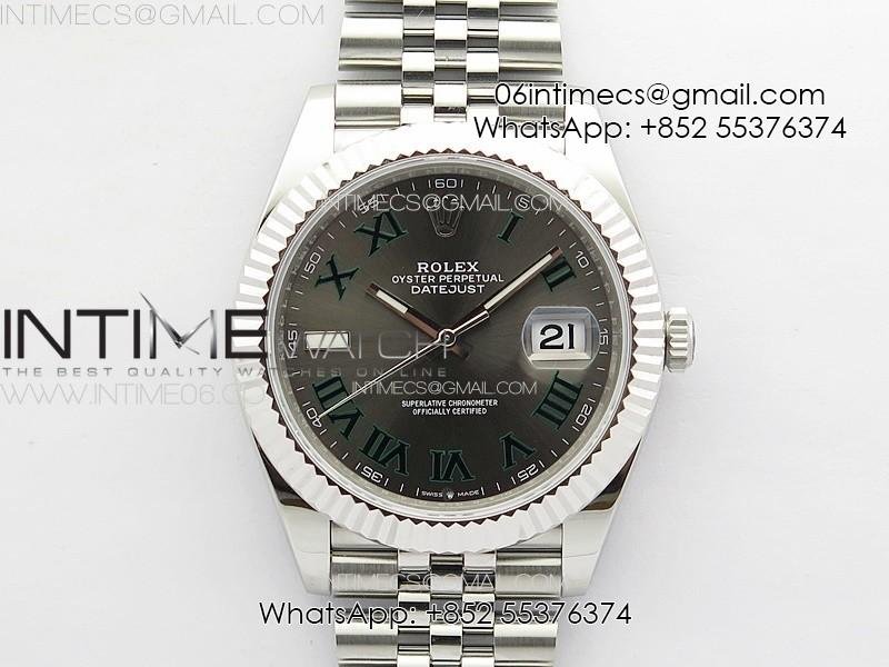 datejust-41-126334-zf-11-best-edition-904l-steel-gray-dial-roman-marker-on-jubilee-bracelet-a2824.jpg DateJust 41 126334 ZF 1:1 Best Edition 904L Steel Gray Dial Roman Marker on Jubilee Bracelet A2824 - Image 1
