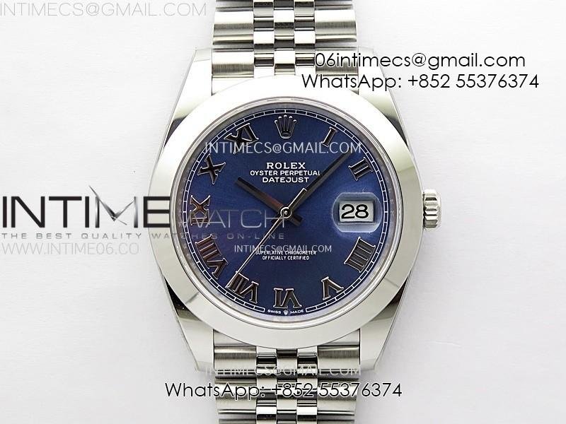 datejust-41mm-126300-904-ss-arf-v2-1-1-best-edition-blue-dial-roman-markers-on-jubilee-bracelet-sh3235.jpg DateJust 41mm 126300 904 SS AR+F V2 1:1 Best Edition Blue Dial Roman Markers on Jubilee Bracelet SH3235 - Image 1