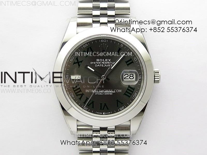 datejust-41mm-126300-904-ss-arf-v2-1-1-best-edition-gray-dial-roman-markers-on-jubilee-bracelet-sh3235.jpg DateJust 41mm 126300 904 SS AR+F V2 1:1 Best Edition Gray Dial Roman Markers on Jubilee Bracelet SH3235 - Image 1