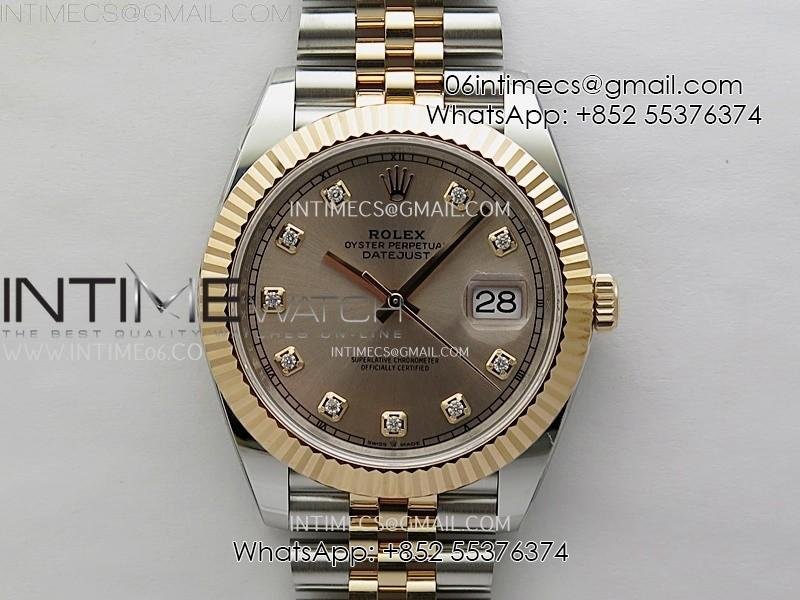 datejust-41mm-126331-904-ss-rg-arf-1-1-rg-dial-diamonds-markers-on-ss-rg-jubilee-bracelet-sh3235-v2.jpg DateJust 41mm 126331 904 SS/RG AR+F 1:1 RG Dial Diamonds Markers On SS/RG Jubilee Bracelet SH3235 V2 - Image 1