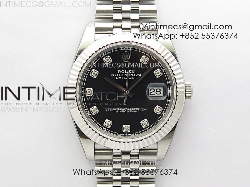 datejust-41mm-126334-904-ss-arf-v2-1-1-best-edition-black-dial-diamonds-markers-on-jubilee-bracelet-sh3235.jpg DateJust 41mm 126334 904 SS AR+F V2 1:1 Best Edition Black Dial Diamonds Markers on Jubilee Bracelet SH3235 - Image 1