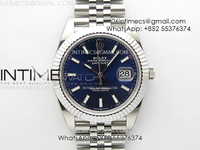 datejust-41mm-126334-904-ss-arf-v2-1-1-best-edition-blue-dial-sticks-markers-on-jubilee-bracelet-sh3235.jpg DateJust 41mm 126334 904 SS AR+F V2 1:1 Best Edition Blue Dial Sticks Markers on Jubilee Bracelet SH3235 - Image 1
