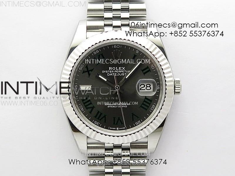 datejust-41mm-126334-904-ss-arf-v2-1-1-best-edition-gray-dial-roman-markers-on-jubilee-bracelet-sh3235.jpg DateJust 41mm 126334 904 SS AR+F V2 1:1 Best Edition Gray Dial Roman Markers on Jubilee Bracelet SH3235 - Image 1