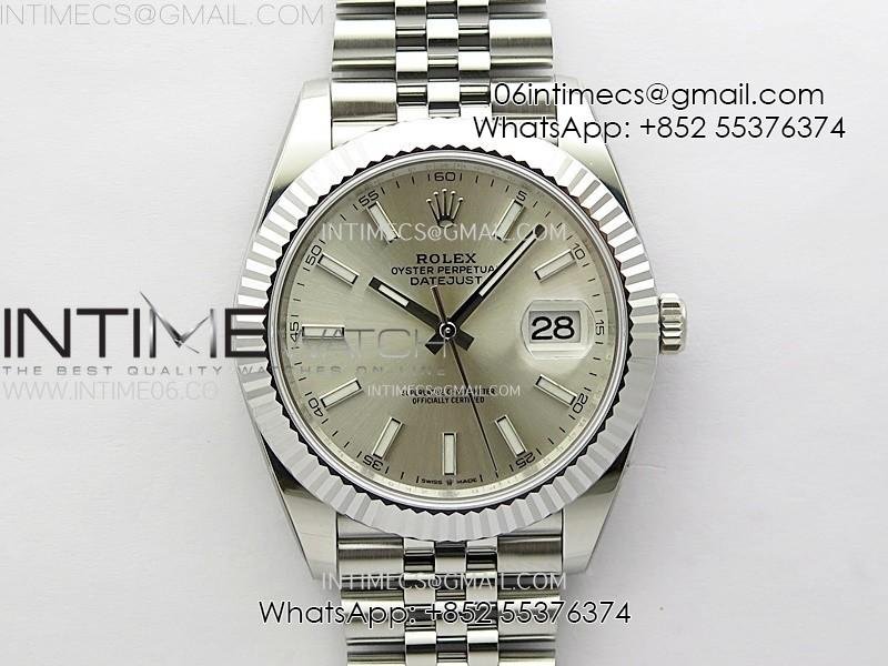 datejust-41mm-126334-904-ss-arf-v2-1-1-best-edition-silver-dial-sticks-markers-on-jubilee-bracelet-sh3235.jpg DateJust 41mm 126334 904 SS AR+F V2 1:1 Best Edition Silver Dial Sticks Markers on Jubilee Bracelet SH3235 - Image 1