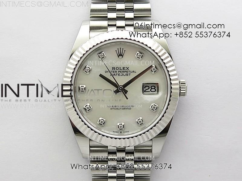 datejust-41mm-126334-904-ss-arf-v2-1-1-best-edition-white-mop-dial-diamonds-markers-on-jubilee-bracelet-sh3235.jpg DateJust 41mm 126334 904 SS AR+F V2 1:1 Best Edition White MOP Dial Diamonds Markers on Jubilee Bracelet SH3235 - Image 1