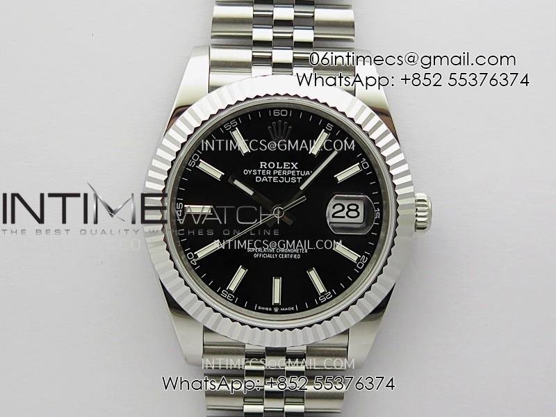 datejust-41mm-126334-904-ss-qf-v2-11-best-edition-black-dial-stick-marker-on-jubilee-bracelet-sh3235.jpg DateJust 41mm 126334 904 SS QF V2 1:1 Best Edition Black Dial Stick Marker On Jubilee Bracelet SH3235 - Image 1
