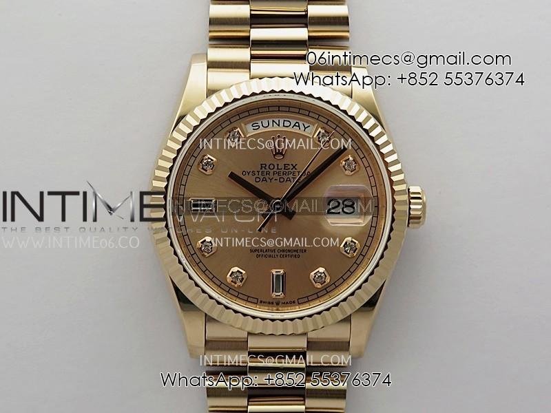 day-date-128238-36mm-rg-kf-1-1-best-edition-rose-gold-dial-dialmond-marker-on-president-bracelet-a2836-gain-weight.jpg Day Date 128238 36mm RG KF 1:1 Best Edition Rose Gold Dial Diamond Marker On President Bracelet A2836 (Gain Weight) - Image 1