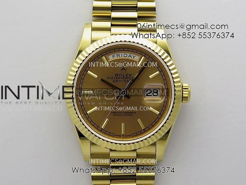 day-date-128238-36mm-yg-kf-1-1-best-edition-gold-dial-stick-marker-on-president-bracelet-a2836-gain-weight.jpg Day Date 128238 36mm YG KF 1:1 Best Edition Gold Dial Stick Marker On President Bracelet A2836 (Gain Weight) - Image 1