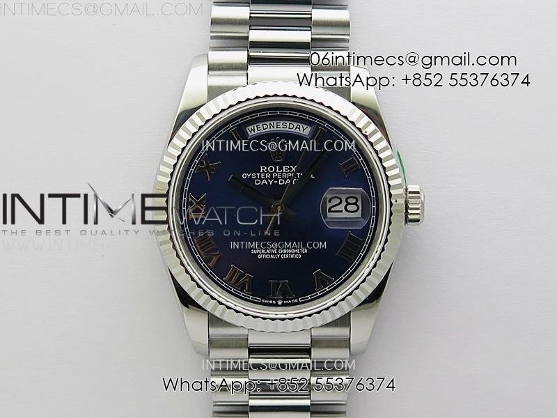 day-date-128239-gain-weight-ss-qf-1-1-best-edition-blue-dial-roman-markers-on-ss-president-bracelet-29.jpg Day Date 128239 Gain Weight SS QF 1:1 Best Edition Blue Dial Roman Markers on SS President Bracelet - Image 1