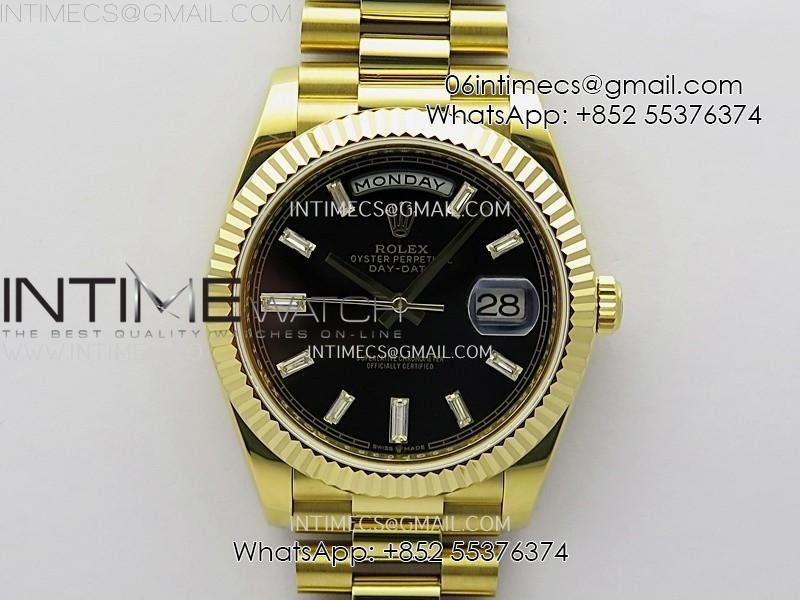 day-date-228238-40mm-yg-kf-1-1-best-edition-black-dial-crystal-markers-on-rg-president-bracelet-sa3255-gain-weight.jpg Day Date 228238 40mm YG KF 1:1 Best Edition Black Dial Crystal Markers On RG President Bracelet SA3255 (Gain Weight) - Image 1