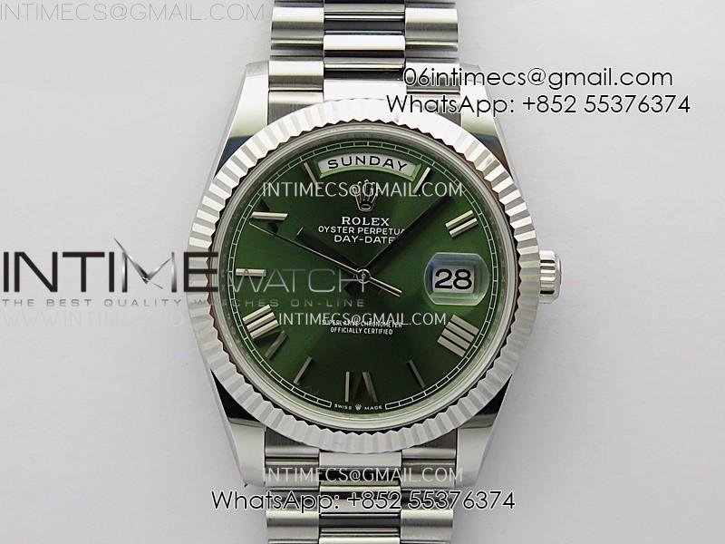 day-date-228239-40mm-ss-noob-1-1-best-edition-green-roman-dial-on-president-bracelet-a2836-gain-weight.jpg Day Date 228239 40mm SS Noob 1:1 Best Edition Green Roman Dial On President Bracelet A2836 (Gain Weight) - Image 1