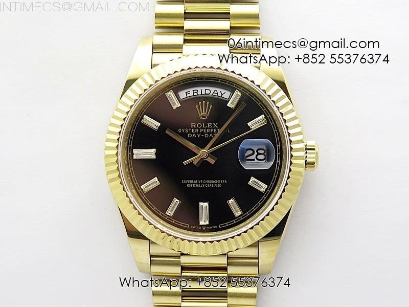 day-date-40mm-228238-gain-weight-yg-tungsten-apsf-1-1-best-edition-black-dial-t-crystals-markers-on-yg-president-bracelet-a2836.jpg Day Date 40mm 228238 Gain Weight YG/tungsten APSF 1:1 Best Edition Black Dial T Crystals Markers on YG President Bracelet A2836 - Image 1