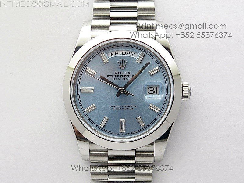 Day Date 40mm 228239 Gain Weight SS/tungsten APSF 1:1 Best Edition Ice Blue Dial