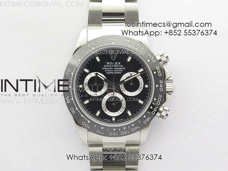 daytona-116500ln-apsf-black-dial-sticks-markers-on-ss-braceletslim-a7750.jpg Daytona 116500LN APSF Black Dial Sticks Markers On SS BraceletSlim A7750 - Image 1