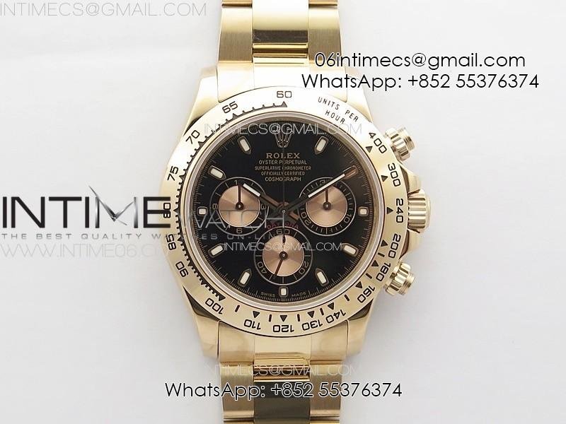 daytona-116506-rg-apsf-black-dial-sticks-markers-on-rg-bracelet-slim-a7750.jpg Daytona 116506 RG APSF Black Dial Sticks Markers On RG Bracelet Slim A7750 - Image 1