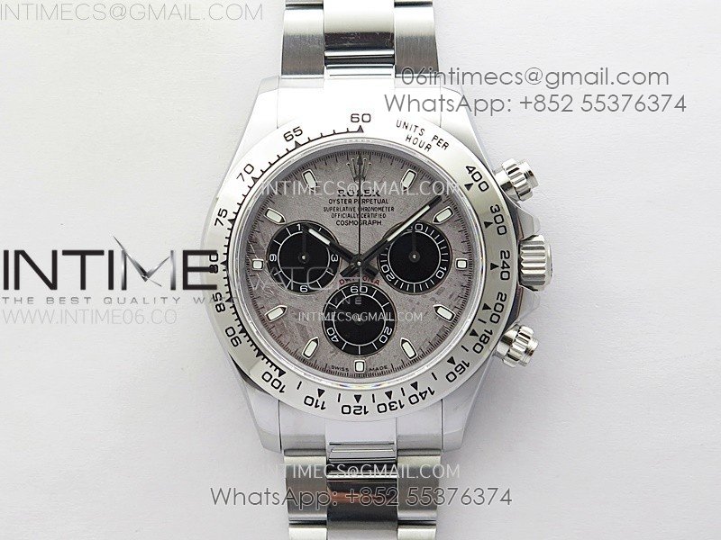 Daytona 116509 QF 1:1 Best Edition Real Meteorite Dial on SS Bracelet SH4130 V3 (Gain Weight)