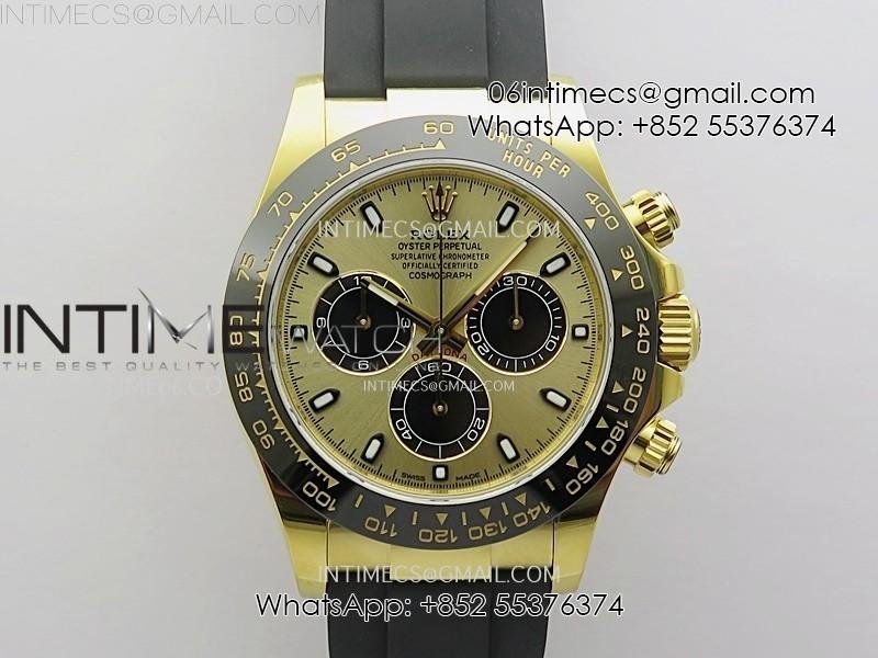 daytona-116518-904l-yg-vsf-1-1-best-edition-gold-dial-on-oysterflex-dd4130.jpg Daytona 116518 904L YG VSF 1:1 Best Edition Gold Dial On Oysterflex DD4130 - Image 1