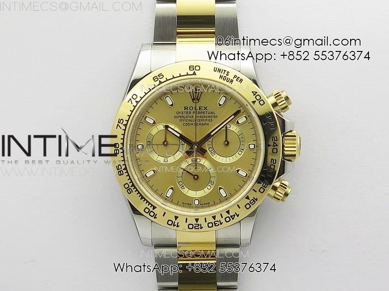 daytona-116523-btf-1-1-best-edition-904l-ss-case-and-bracelet-yg-dial-sa4130.jpg Daytona 116523 BTF 1:1 Best Edition 904L SS Case and Bracelet YG Dial SA4130 - Image 1