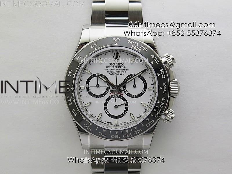 daytona-126500-904l-steel-zf-1-1-best-edition-white-dial-on-ss-braclet-sh4131-free-travel-plastic-box.jpg Daytona 126500 904L Steel ZF 1:1 Best Edition White Dial on SS Braclet SH4131 (Free Travel Plastic Box) - Image 1