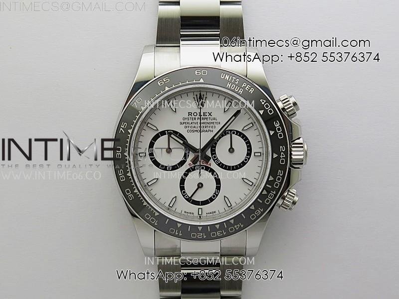 Daytona 126500 SS AR+F 1:1 Best Edition White Dial on SS Bracelet SA4131