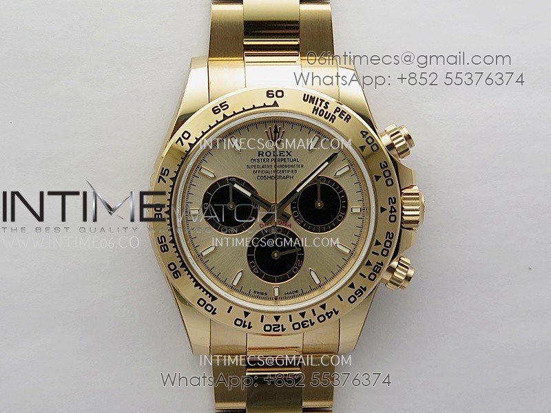 Daytona 126505 Gain Weight VSF 1:1 Best Edition RG Dial Black Subdial On Oyster Bracelet DD4131