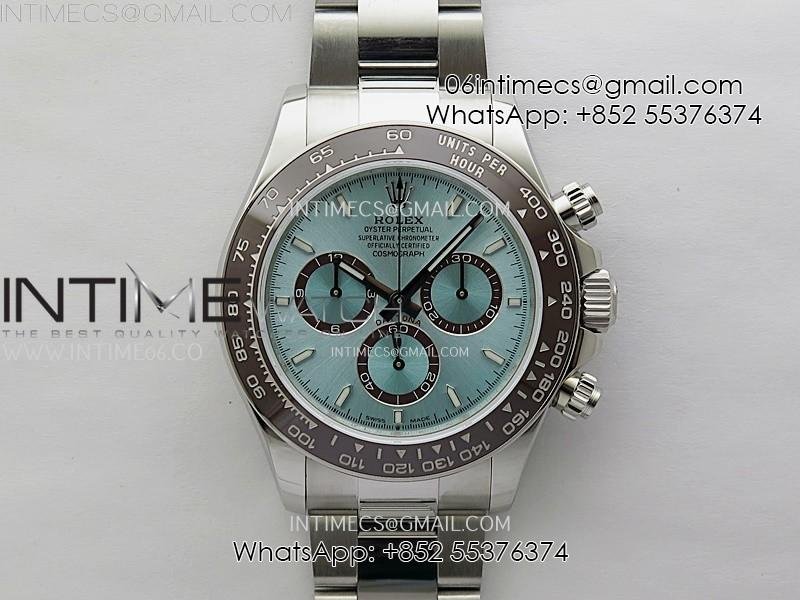 Daytona 126506 904L SS QF 1:1 Best Edition Ice Blue Dial Stick Markers on 904L SS Bracelet SH4131 V6