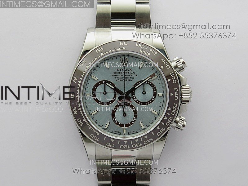 Daytona 126506 Gain Weight VSF 1:1 Best Edition Ice Blue Dial Stick Markers on Bracelet DD4131