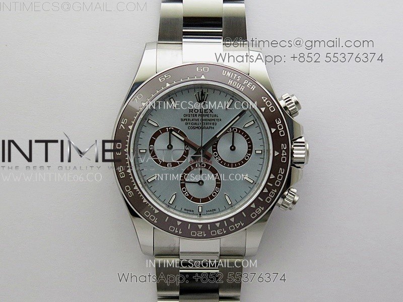 Daytona 126506 SS AR+F 1:1 Best Edition Ice Blue Dial Stick Marker on SS Bracelet SA4131