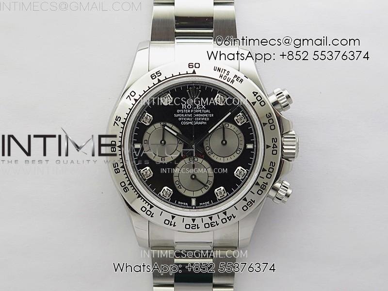 daytona-126509-904l-ss-qf-best-edition-black-dial-silver-subdial-diamonds-markers-on-904l-ss-bracelet-sa4131.jpg Daytona 126509 904L SS QF Best Edition Black Dial Silver Subdial Diamonds Markers On 904L SS Bracelet SA4131 - Image 1