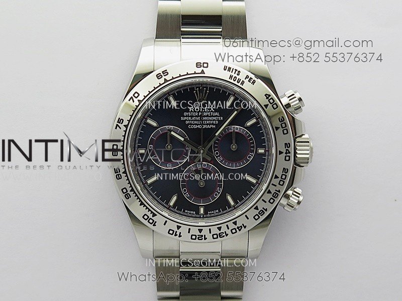 Daytona 126509 SS APSF 1:1 Best Edition Blue Dial Stick Markers on 904L SS Bracelet SH4131