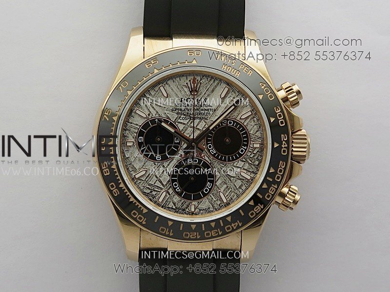 Daytona 126515 Gain Weight SWF 1:1 Best Edition Meteorite Dial Sticks Markers on Oysterflex Strap SH4131